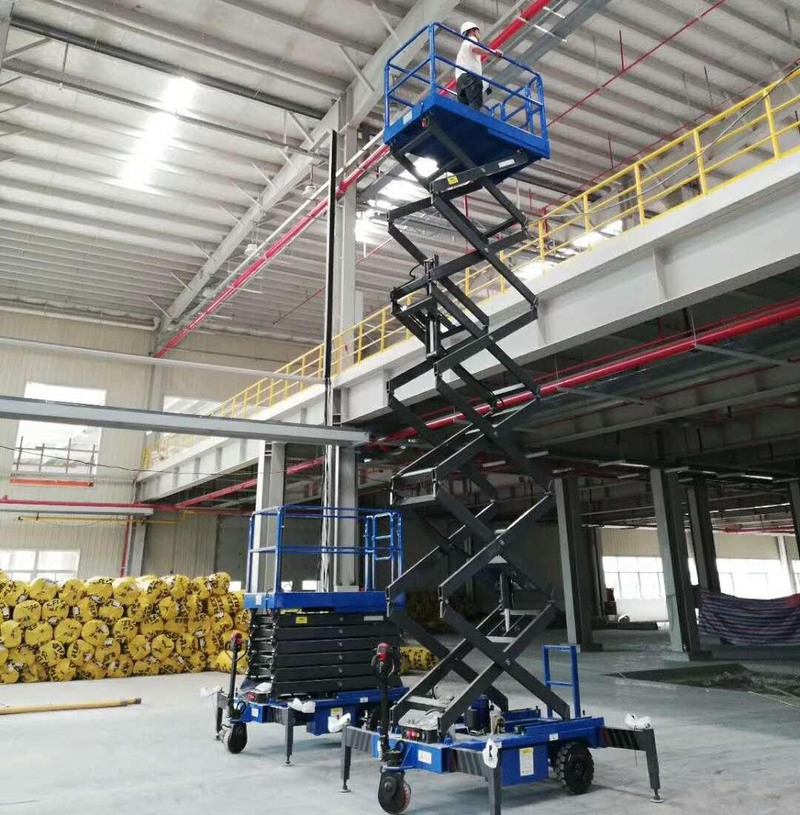 安顺助力行走剪叉式高空作业平台